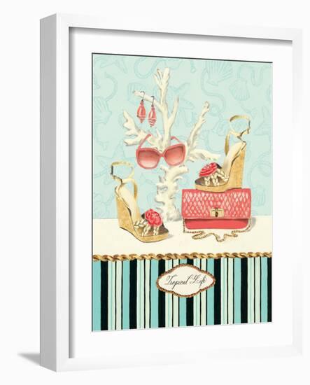 Beach Fashion Tropical Life-Marco Fabiano-Framed Art Print