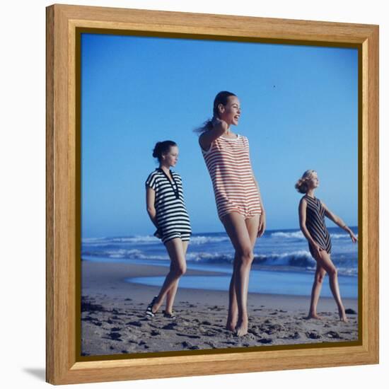 Beach Fashions-Gordon Parks-Framed Premier Image Canvas