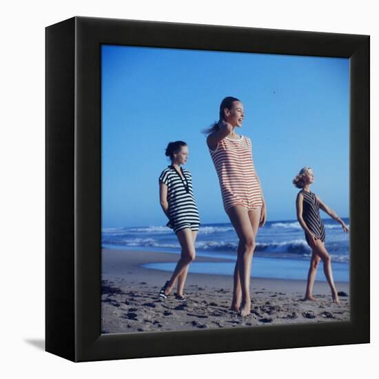 Beach Fashions-Gordon Parks-Framed Premier Image Canvas