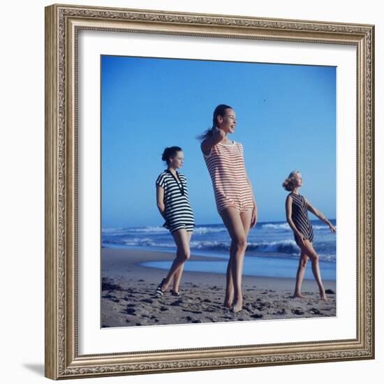 Beach Fashions-Gordon Parks-Framed Photographic Print