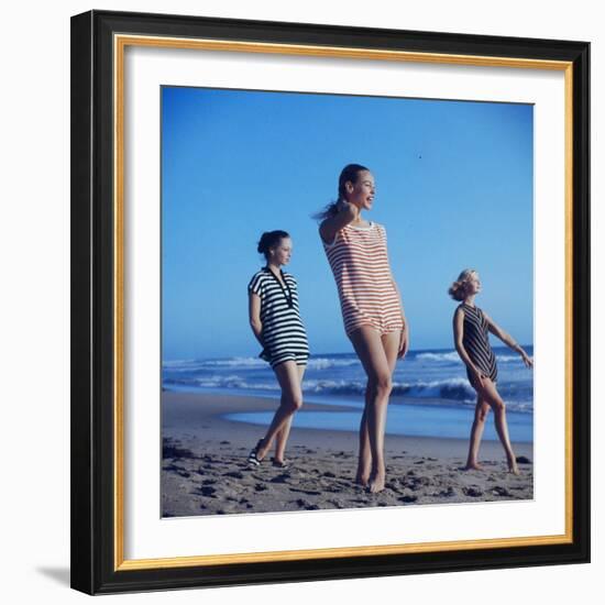 Beach Fashions-Gordon Parks-Framed Photographic Print