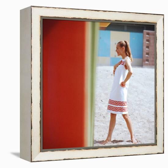 Beach Fashions-Gordon Parks-Framed Premier Image Canvas