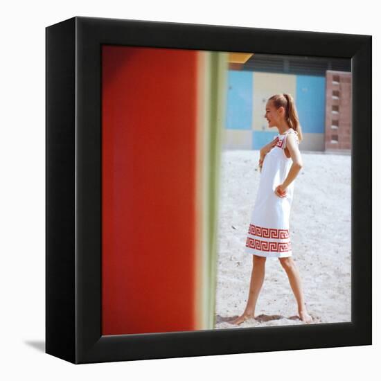 Beach Fashions-Gordon Parks-Framed Premier Image Canvas