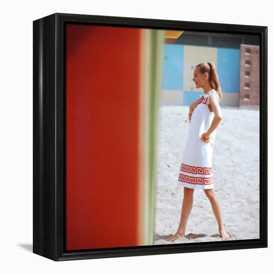 Beach Fashions-Gordon Parks-Framed Premier Image Canvas