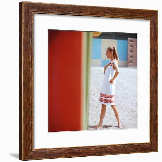 Beach Fashions-Gordon Parks-Framed Premium Photographic Print