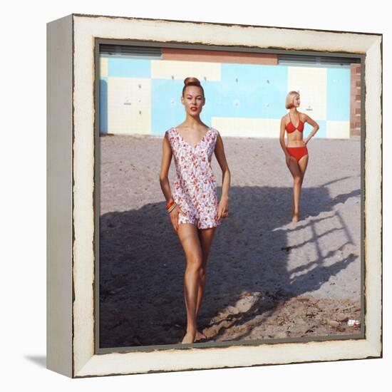 Beach Fashions-Gordon Parks-Framed Premier Image Canvas