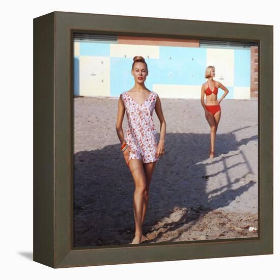 Beach Fashions-Gordon Parks-Framed Premier Image Canvas