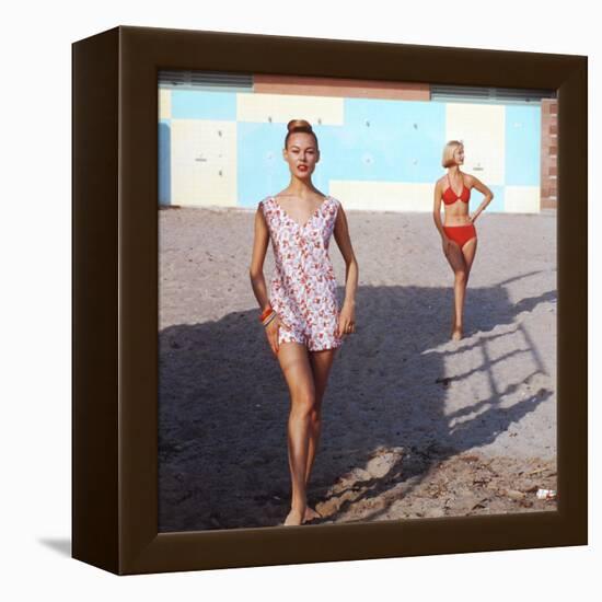 Beach Fashions-Gordon Parks-Framed Premier Image Canvas