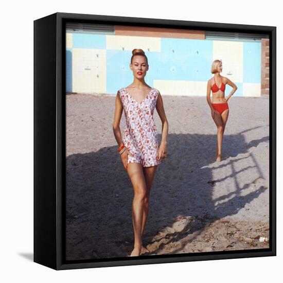 Beach Fashions-Gordon Parks-Framed Premier Image Canvas