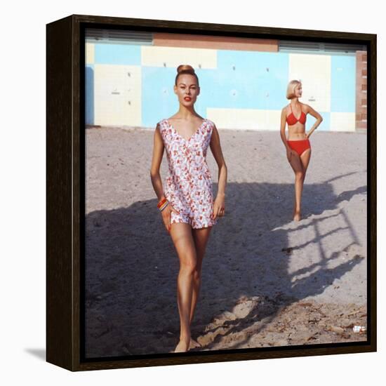 Beach Fashions-Gordon Parks-Framed Premier Image Canvas