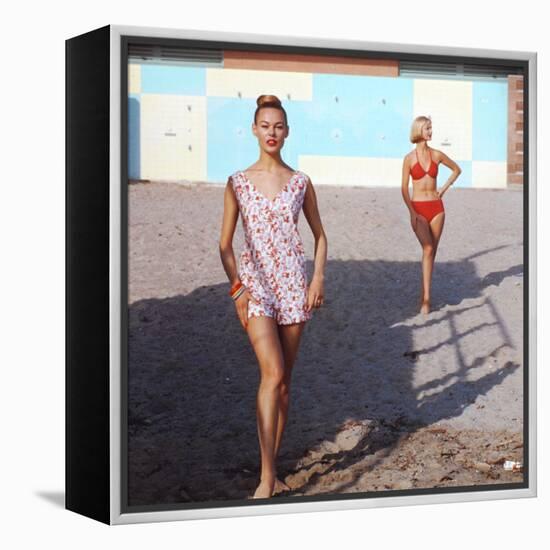 Beach Fashions-Gordon Parks-Framed Premier Image Canvas