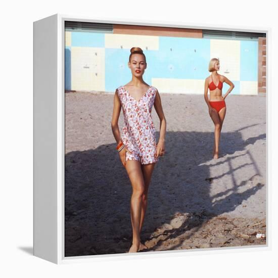 Beach Fashions-Gordon Parks-Framed Premier Image Canvas