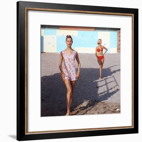 Beach Fashions-Gordon Parks-Framed Premium Photographic Print