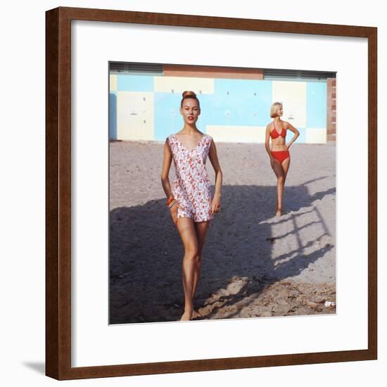 Beach Fashions-Gordon Parks-Framed Premium Photographic Print