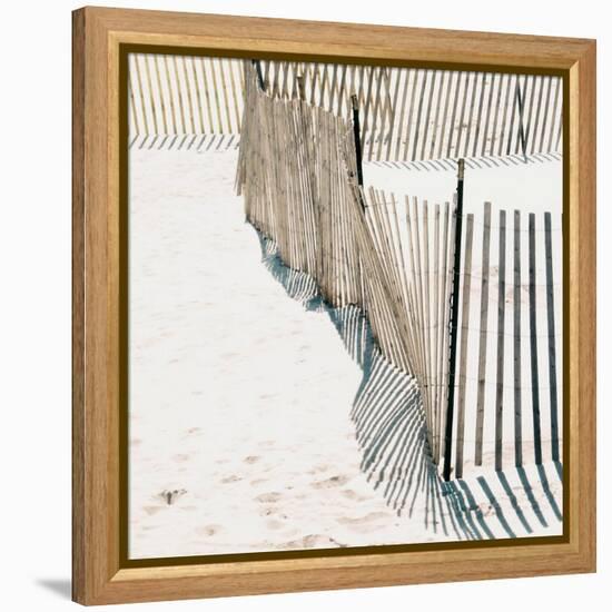 Beach Fence I-Nicholas Biscardi-Framed Stretched Canvas