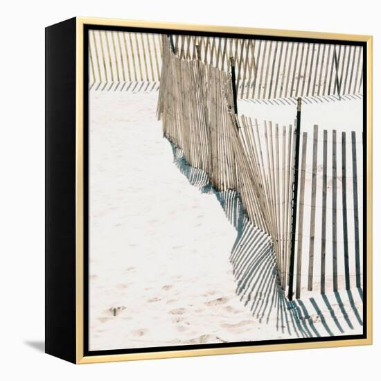 Beach Fence I-Nicholas Biscardi-Framed Stretched Canvas