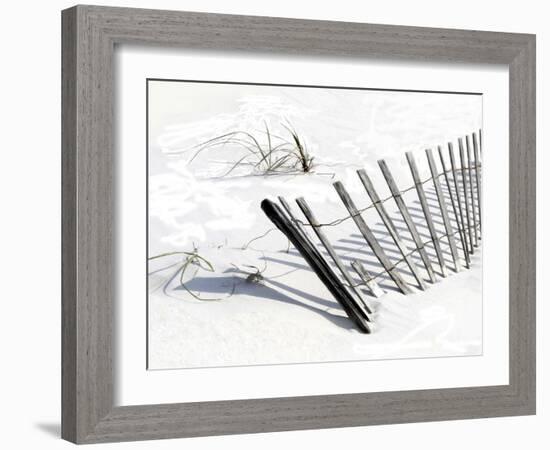 Beach Fence I-Karen Williams-Framed Giclee Print