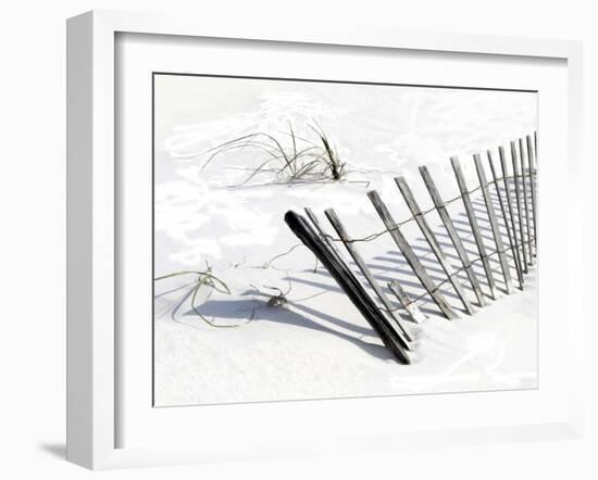 Beach Fence I-Karen Williams-Framed Giclee Print