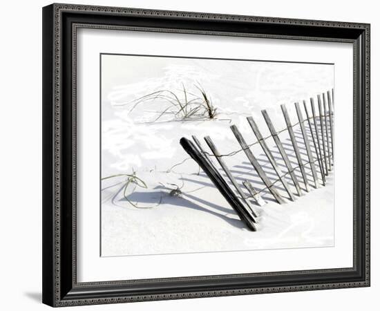 Beach Fence I-Karen Williams-Framed Giclee Print