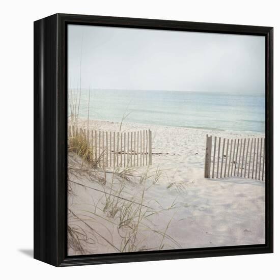 Beach Fence-Pela Studio-Framed Premier Image Canvas