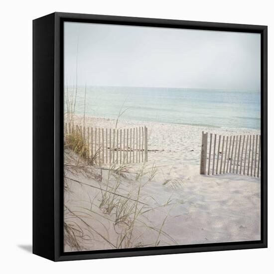 Beach Fence-Pela Studio-Framed Premier Image Canvas