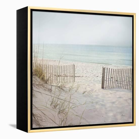 Beach Fence-Pela Studio-Framed Premier Image Canvas