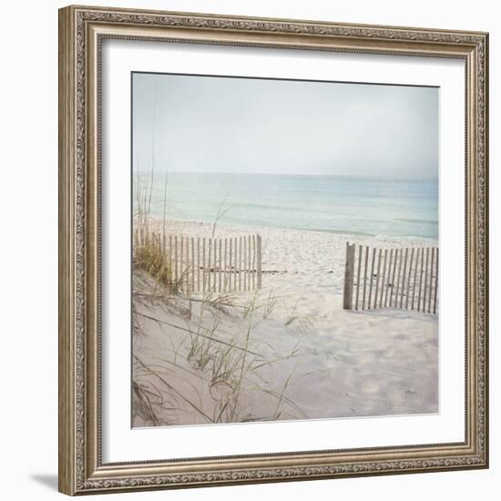 Beach Fence-Pela Studio-Framed Photographic Print