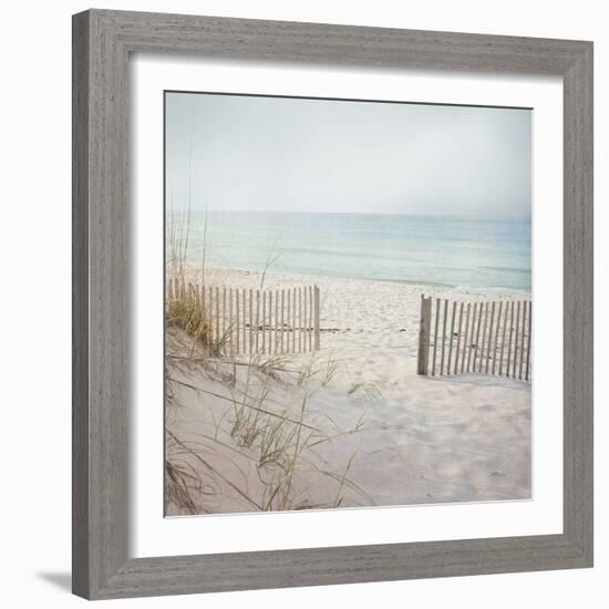 Beach Fence-Pela Studio-Framed Photographic Print