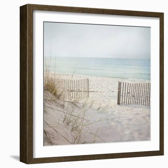 Beach Fence-Pela Studio-Framed Photographic Print