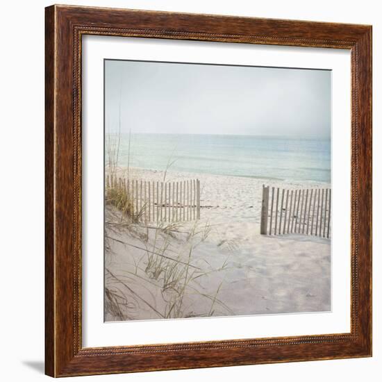 Beach Fence-Pela Studio-Framed Photographic Print