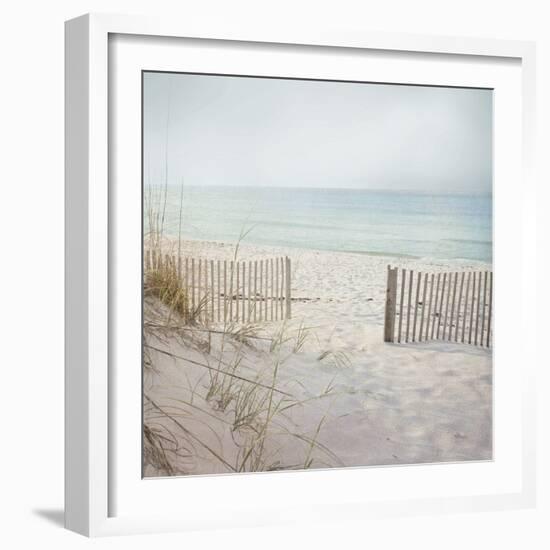 Beach Fence-Pela Studio-Framed Photographic Print