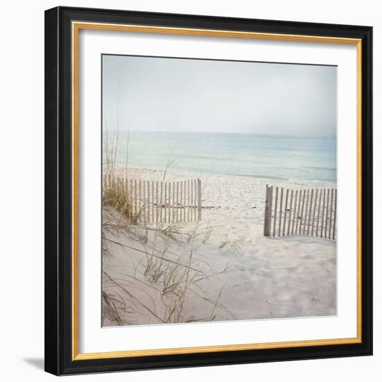 Beach Fence-Pela Studio-Framed Photographic Print