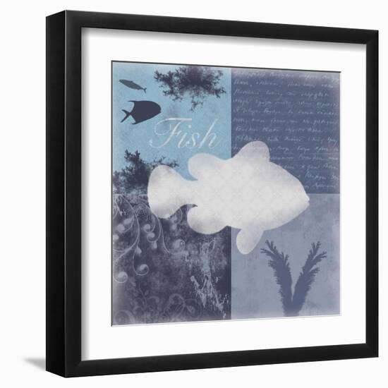 Beach Fish-Lauren Gibbons-Framed Art Print