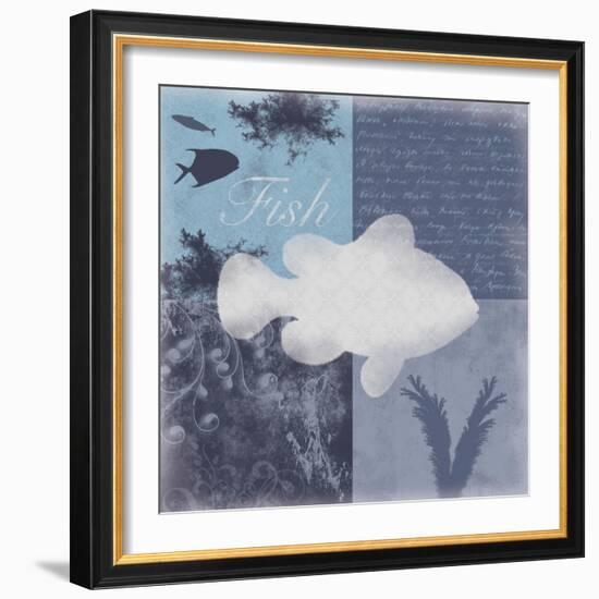 Beach Fish-Lauren Gibbons-Framed Art Print