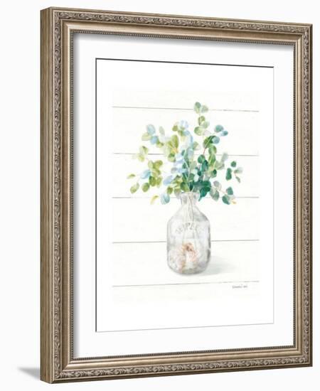 Beach Flowers IV Vase-Danhui Nai-Framed Art Print