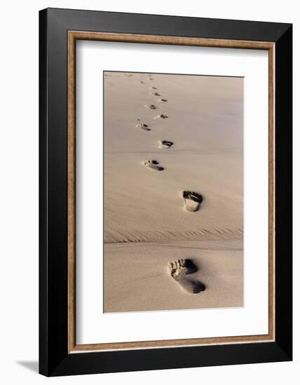 Beach, Footprints in the Sand-Catharina Lux-Framed Photographic Print