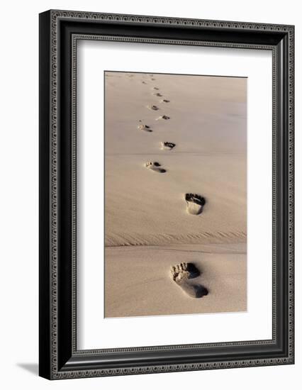 Beach, Footprints in the Sand-Catharina Lux-Framed Photographic Print