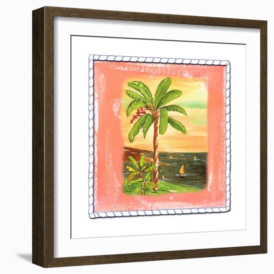 Beach-Front Banana Tree-Ormsby, Anne Ormsby-Framed Art Print