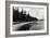 Beach Front View of Point Defiance Park - Tacoma, WA-Lantern Press-Framed Art Print