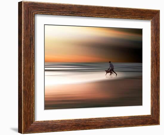 Beach Games-Josh Adamski-Framed Photographic Print