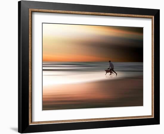 Beach Games-Josh Adamski-Framed Photographic Print