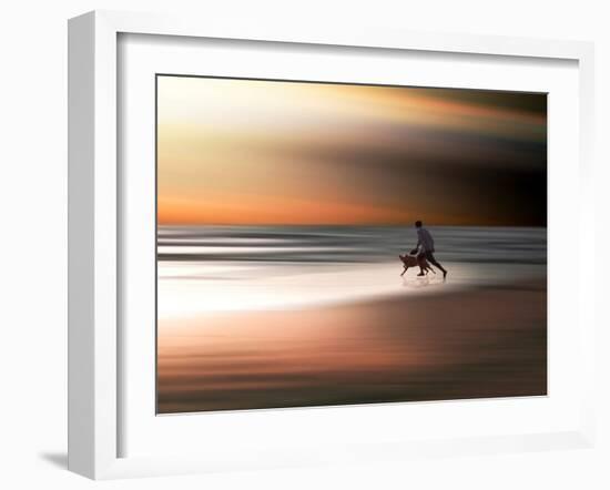 Beach Games-Josh Adamski-Framed Photographic Print