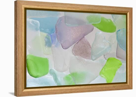 Beach Glass I-Kathy Mahan-Framed Premier Image Canvas