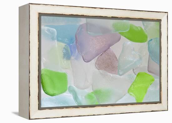 Beach Glass I-Kathy Mahan-Framed Premier Image Canvas