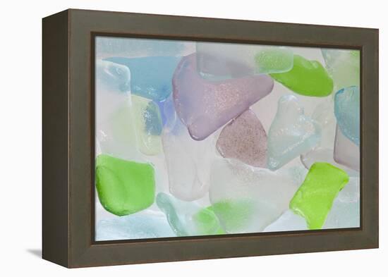 Beach Glass I-Kathy Mahan-Framed Premier Image Canvas