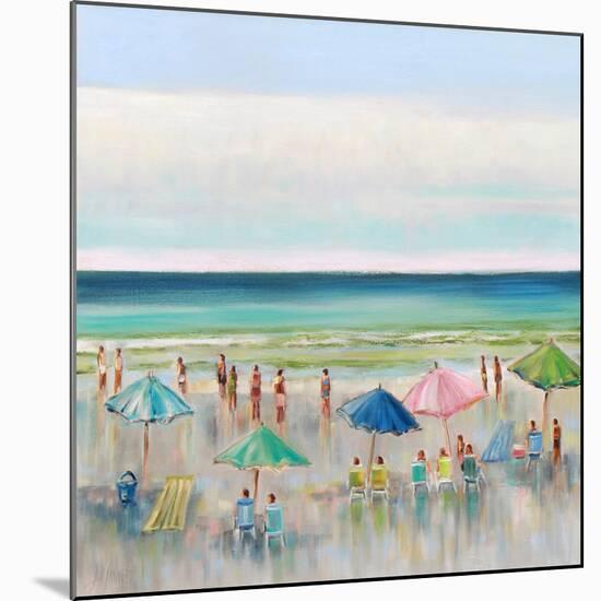 Beach Goers-Libby Smart-Mounted Art Print