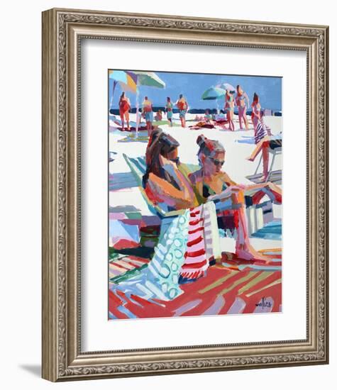 Beach Gossip-Patti Mollica-Framed Art Print