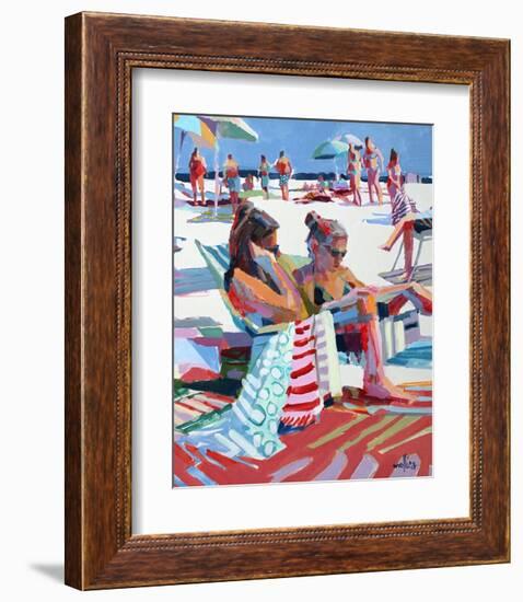 Beach Gossip-Patti Mollica-Framed Art Print