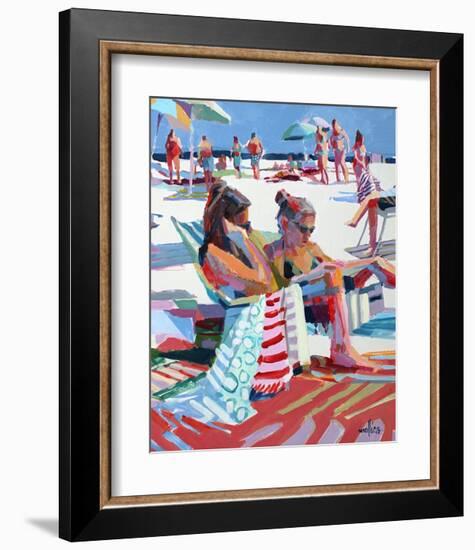 Beach Gossip-Patti Mollica-Framed Art Print