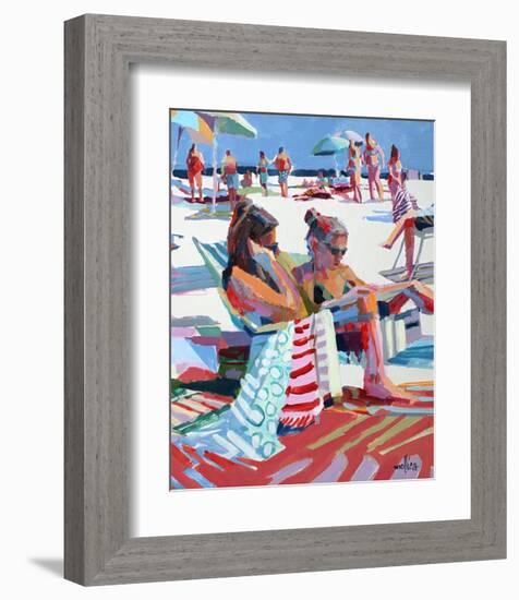 Beach Gossip-Patti Mollica-Framed Art Print